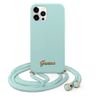 Guess GUHCP12LLSCLMGLB iPhone12 Pro Max 6,7" jasno niebieski/light blue hardcase Metal Logo Cord na NearMe.pl