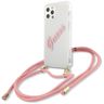 Guess GUHCP12LCRTVSPI iPhone 12 Pro Max 6,7" różowy/pink hardcase Script Vintage na NearMe.pl