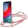 Guess GUHCP12LCRTVSPI iPhone 12 Pro Max 6,7" różowy/pink hardcase Script Vintage na NearMe.pl