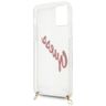 Guess GUHCP12LCRTVSPI iPhone 12 Pro Max 6,7" różowy/pink hardcase Script Vintage na NearMe.pl