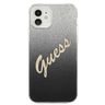 Guess GUHCP12SPCUGLSBK iPhone 12 mini5,4" czarny/black hardcase Glitter Gradient Script na NearMe.pl