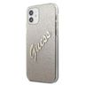 Guess GUHCP12SPCUGLSGO iPhone 12 mini5,4" złoty/gold hardcase Glitter Gradient Script na NearMe.pl