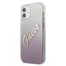 Guess GUHCP12SPCUGLSPI iPhone 12 mini5,4" różowy/pink hardcase Glitter Gradient Script na NearMe.pl