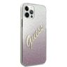 Guess GUHCP12MPCUGLSPI iPhone 12/12 Pro6,1" różowy/pink hardcase Glitter Gradient Script na NearMe.pl