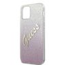 Guess GUHCP12LPCUGLSPI iPhone 12 Pro Max6,7" różowy/pink hardcase Glitter Gradient Script na NearMe.pl