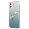 Guess GUHCP12SPCUGLSBL iPhone 12 mini5,4" niebieski/blue hardcase Glitter Gradient Script na NearMe.pl