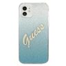 Guess GUHCP12SPCUGLSBL iPhone 12 mini5,4" niebieski/blue hardcase Glitter Gradient Script na NearMe.pl
