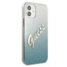 Guess GUHCP12SPCUGLSBL iPhone 12 mini5,4" niebieski/blue hardcase Glitter Gradient Script na NearMe.pl