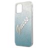 Guess GUHCP12SPCUGLSBL iPhone 12 mini5,4" niebieski/blue hardcase Glitter Gradient Script na NearMe.pl