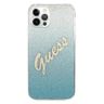Guess GUHCP12MPCUGLSBL iPhone 12/12 Pro6,1" niebieski/blue hardcase Glitter Gradient Script na NearMe.pl