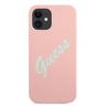 Guess GUHCP12SLSVSPG iPhone 12 mini5,4" różowo zielony/green pink hardcase Silicone Vintage na NearMe.pl