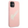 Guess GUHCP12SLSVSPG iPhone 12 mini5,4" różowo zielony/green pink hardcase Silicone Vintage na NearMe.pl