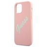 Guess GUHCP12MLSVSPG iPhone 12/12 Pro6,1" różowo zielony/green pink hardcase Silicone Vintage na NearMe.pl