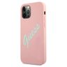 Guess GUHCP12LLSVSPG iPhone 12 Pro Max 6,7" różowo zielony/green pink hardcase Silicone Vintage na NearMe.pl