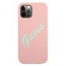 Guess GUHCP12LLSVSPG iPhone 12 Pro Max 6,7" różowo zielony/green pink hardcase Silicone Vintage na NearMe.pl
