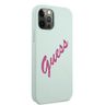 Guess GUHCP12MLSVSBF iPhone 12/12 Pro 6,1" niebieski fuksja/blue fuschia hardcase Silicone Vintage na NearMe.pl