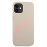 Guess GUHCP12SLSVSGP iPhone 12 mini5,4" szaro różowy/grey pink hardcase Silicone Vintage na NearMe.pl