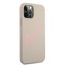 Guess GUHCP12MLSVSGP iPhone 12/12 Pro 6,1" szaro różowy/grey pink hardcase Silicone Vintage na NearMe.pl