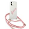 Guess GUHCP12SCRTVSPI iPhone 12 mini 5,4" różowy/pink hardcase Script Vintage na NearMe.pl