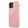 Guess GUHCP12SLSVSPI iPhone 12 mini5,4" różowy/pink hardcase Script Vintage na NearMe.pl