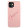 Guess GUHCP12SLSVSPI iPhone 12 mini5,4" różowy/pink hardcase Script Vintage na NearMe.pl