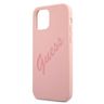 Guess GUHCP12SLSVSPI iPhone 12 mini5,4" różowy/pink hardcase Script Vintage na NearMe.pl