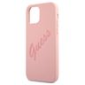 Guess GUHCP12LLSVSPI iPhone 12 Pro Max6,7" różowy/pink hardcase Script Vintage na NearMe.pl
