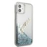Guess GUHCP12SGLVSBL iPhone 12 mini5,4" niebieski/blue hardcase Glitter Vintage Script na NearMe.pl