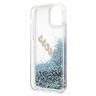 Guess GUHCP12SGLVSBL iPhone 12 mini5,4" niebieski/blue hardcase Glitter Vintage Script na NearMe.pl