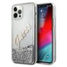 Guess GUHCP12MGLVSSI iPhone 12/12 Pro6,1" srebrny/silver hardcase Glitter Vintage Script na NearMe.pl