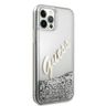 Guess GUHCP12LGLVSSI iPhone 12 Pro Max6,7" srebrny/silver hardcase Glitter Vintage Script na NearMe.pl