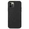 Guess GUHCP12LRSAVSBK iPhone 12 ProMax 6,7" czarny/black hardcase Saffiano Vintage Script na NearMe.pl