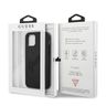 Guess GUHCP12LRSAVSBK iPhone 12 ProMax 6,7" czarny/black hardcase Saffiano Vintage Script na NearMe.pl