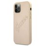 Guess GUHCP12MRSAVSLG iPhone 12/12Pro 6,1" złoty/gold hardcase Saffiano Vintage Script na NearMe.pl