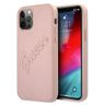Guess GUHCP12MRSAVSRG iPhone 12/12 Pro 6,1" różowy/pink hardcase Saffiano Vintage Script na NearMe.pl