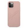 Guess GUHCP12MRSAVSRG iPhone 12/12 Pro 6,1" różowy/pink hardcase Saffiano Vintage Script na NearMe.pl