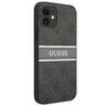 Guess GUHCP12S4GDGR iPhone 12 mini 5,4"szary/grey hardcase 4G Stripe na NearMe.pl