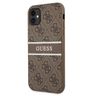 Guess GUHCN614GDBR iPhone 11 / Xr 6,1"brązowy/brown hardcase 4G Stripe na NearMe.pl