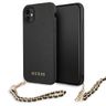 Guess GUHCN61SASGBK iPhone 11 6,1" / Xrczarny/black hardcase Saffiano Chain na NearMe.pl