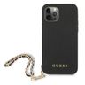 Guess GUHCP12MSASGBK iPhone 12/12 Pro6,1" czarny/black hardcase Saffiano Chain na NearMe.pl