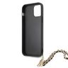 Guess GUHCP12LSASGBK iPhone 12 Pro Max 6,7" czarny/black hardcase Saffiano Chain na NearMe.pl