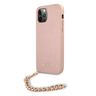 Guess GUHCP12LSASGPI iPhone 12 Pro Max6,7" różowy/pink hardcase Saffiano Chain na NearMe.pl