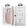 Guess GUHCP12LSASGPI iPhone 12 Pro Max6,7" różowy/pink hardcase Saffiano Chain na NearMe.pl