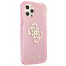 Guess GUHCP12LPCUGL4GPI iPhone 12 ProMax 6,7" różowy/pink hard case Glitter 4G Big Logo na NearMe.pl