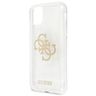 Guess GUHCN61PCUGL4GTR iPhone 11 6,1"/ Xr transparent hard case Glitter 4G Big Logo na NearMe.pl