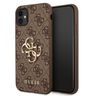 Guess GUHCN614GMGBR iPhone 11 6,1 / Xr brązowy/brown hardcase 4G Big Metal Logo na NearMe.pl