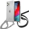 Guess GUHCP12LKC4GSSI iPhone 12 Pro Max 6,7" Transparent hardcase 4G Silver Chain na NearMe.pl