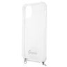 Guess GUHCP12LKC4GSSI iPhone 12 Pro Max 6,7" Transparent hardcase 4G Silver Chain na NearMe.pl
