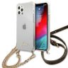 Guess GUHCP12MKC4GSGO iPhone 12/12 Pro6,1" Transparent hardcase 4G Gold Chain na NearMe.pl