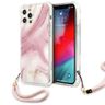 Guess GUHCP12MKSMAPI iPhone 12/12 Pro6,1" różowy/pink hardcase Marble Collection na NearMe.pl